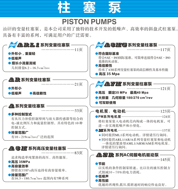 <a href='http://www.4lymu.cn' target='_blank'><u>油研柱塞泵</u></a>型号大全